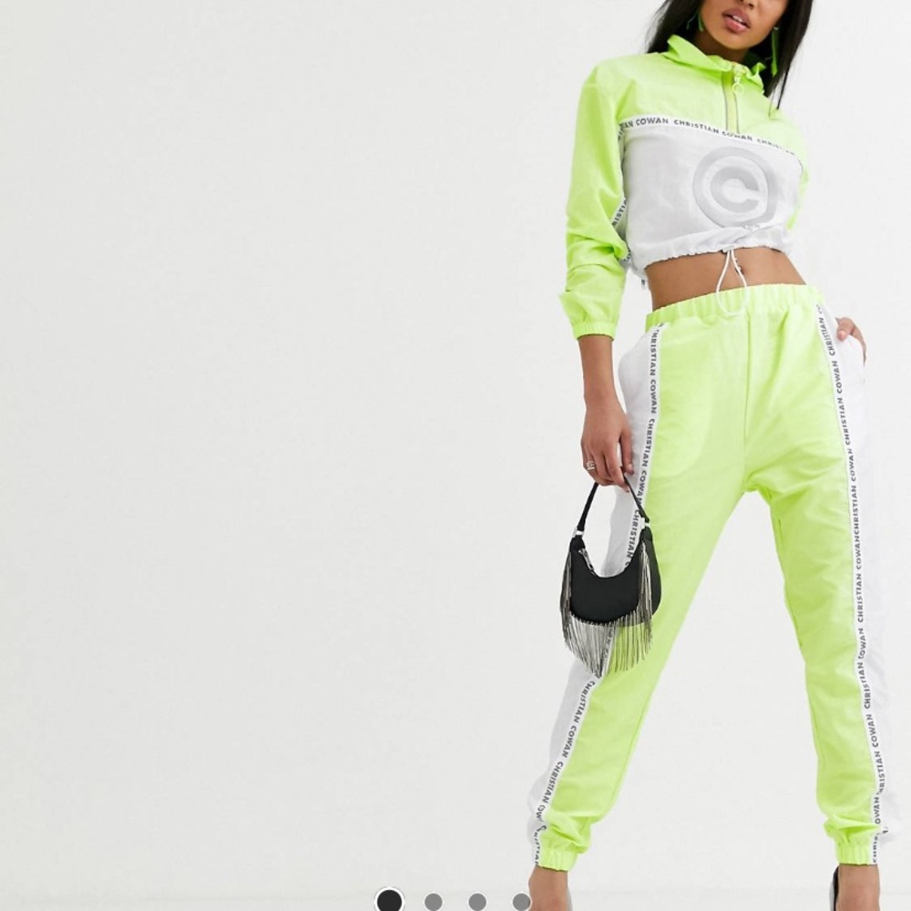 Christian Cowan logo joggers